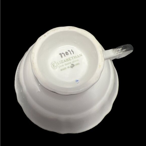 25th Anniversary Elizabethan Fine Bone China Tea Cup Silver Wedding Anni… - Picture 5 of 5